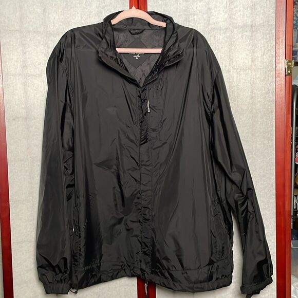 Walter Hagen Men’s Black Windbreaker Lightweight Waterproof Jacket (Size: XL) - Picture 6 of 12